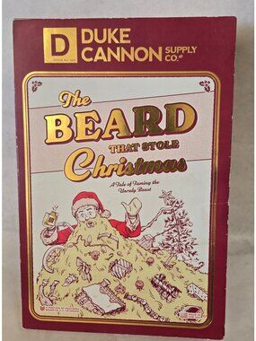 Duke Cannon The Beard That Stold Christmas Beard Care Kit Men's Self Care